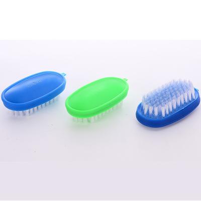 China Sustainable 2023 Wool Board Plastic Laundry Brush Household Soft Brush Household Kitchen Cleaning Plastic Brush for sale