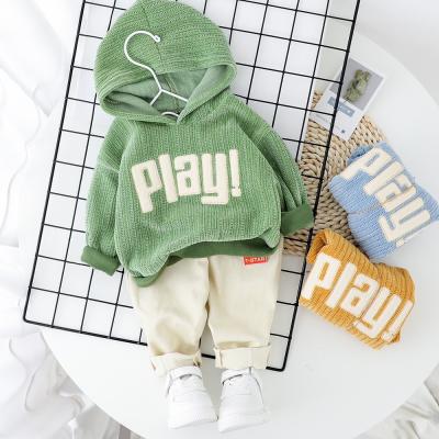 China 2pcs spring and autumn style hooded 2023 antibacterial boys girls suit along foreign middle school children sets new sports letter hood for sale