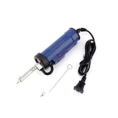 China Plastic shell+Stainless steel casing 30W 220V 50Hz Vacuum Welding electric sucker Desoldering pump blue NC plug for sale