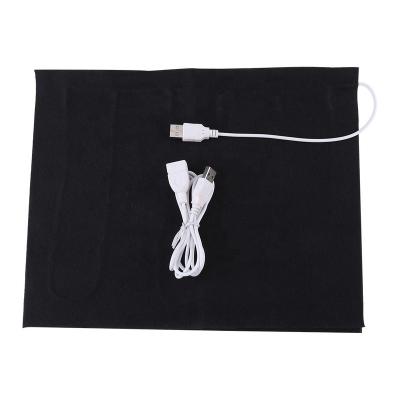 China 1pc 5V USB Electric Heating Cloth Heater Pad Heating Element for Clothes Layer Pet Warmer for sale