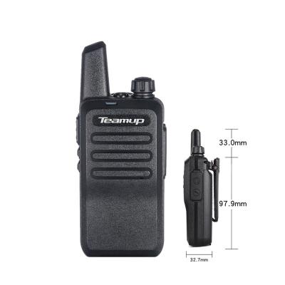 China Teamup Handheld Global Calling and Instant Answer T2 Walkie Talkie with 1200mAh Fixed Antenna for sale