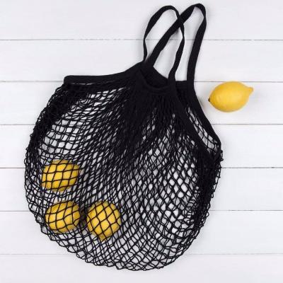 China Cotton Tote Net Reusable Storage Beach Moisture Proof Shopping Recycled Organic Vegetable Oranges Product Wholesale Mesh Bag for sale