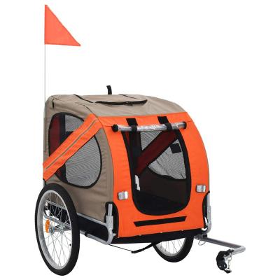 China Viable Popular Amazon Pet Bike Trailer For Dogs Electric Foldable Bicycle Scooter Pet Trailer for sale