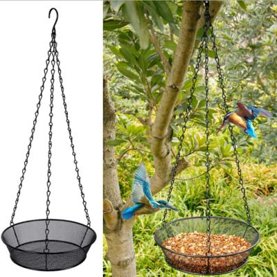 China Sustainable garden outside 1 pcs tray or more hanging bird feeder for sale