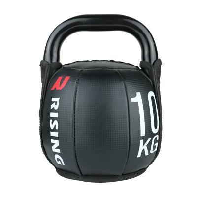 China High Quality Custom Handle Universal 10kg 10lb Soft Kettlebell Logo Fitness Sand Iron Material for sale