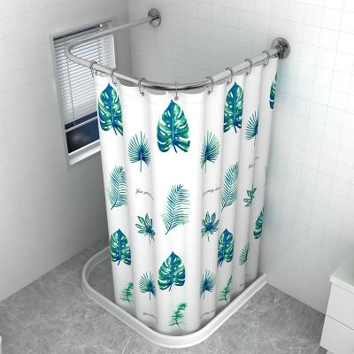 China Sustainable Cheap Price Mildew Proof Lining Home Decor Flax Fabric Shower Curtains Wholesale for sale