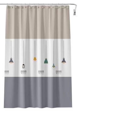 China North European Hotel Dormitory School Bathroom Partition Curtain Bathroom Shower Curtain for sale