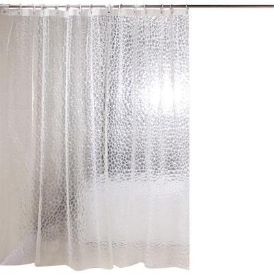 China Sustainable Chinese Manufacturer Standard Size Customize Shower Curtains For Bathroom for sale