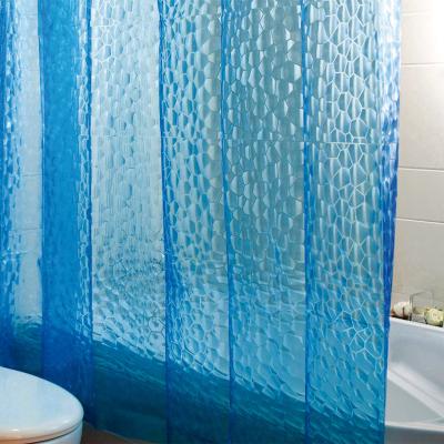 China Sustainable Modern Nordic Style Light Weight Eco Friendly Waterproof Clear Shower Curtains for sale