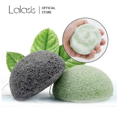 China Eco-Friendly Lalasis facial organic body exfoliation vegan deep cleansing natural konjac sponge for sale