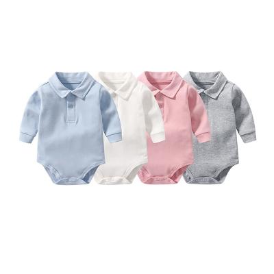 China 2022 New Cotton 2022 Soft Breathable Newborn Baby Romper Long Sleeve Baby Clothes Spring Autumn Winter for sale