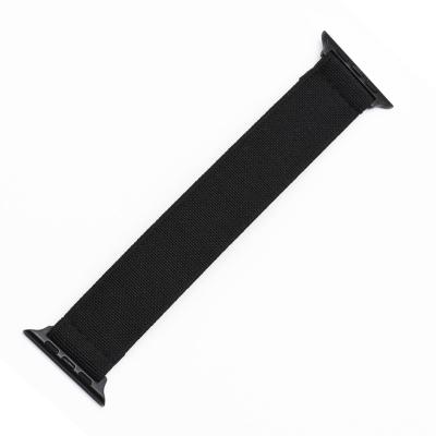 China Fabric Watch Strap For Apple Series 7 6 5 4 3 2 1 Elastic Band For Smart Watches NATO Nylon Watch Band For Apple for sale