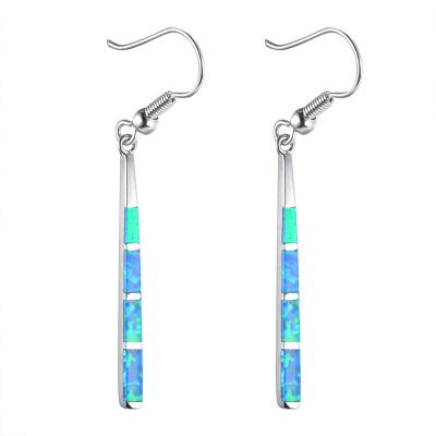 China CLASSIC Fashion Cute Jewelry Ocean Cute Long Dangle Earrings Blue White For Women for sale