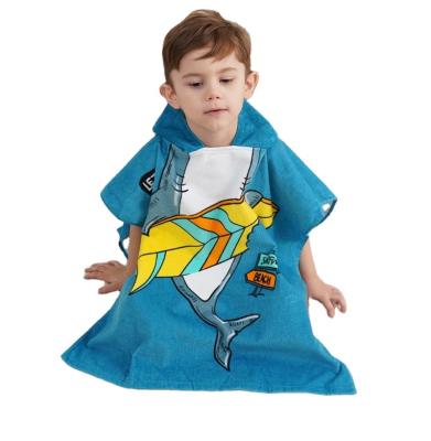 China Viable Hot Selling Good Prices Cotton Bath Towel Kids Quick Dry Hooded Beach Towel for sale