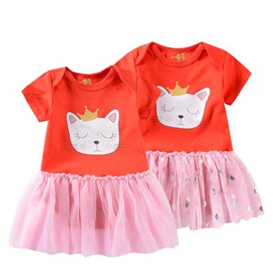 China Anti-wrinkle manufacturers direct selling cute little toddler girls dresses summer washable dress for girls for sale