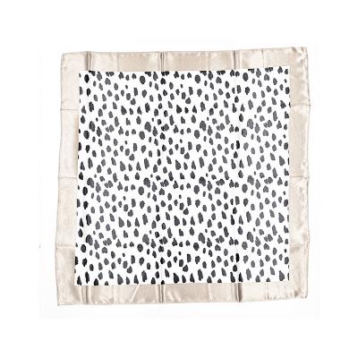 China Square Printing Service Designer Square Custom Silk Scarf With Logo for sale