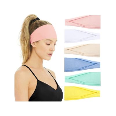 China Fashionable Wide Sports Headbands For Event Headband High Quality Headband For Running And Sports Workout Yoga for sale