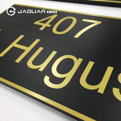 China Various Style Custom Decorative Outdoor Address Sign Aluminum Maker Plaque Durable Eco - Friendly for sale