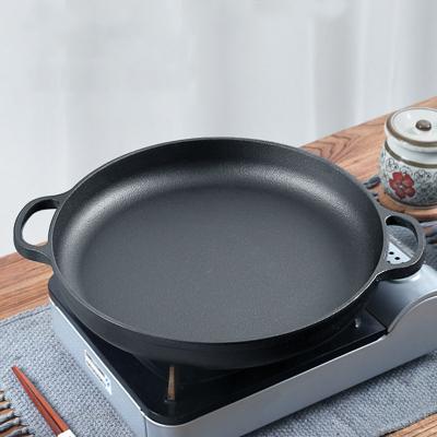 China Wholesale Viable Kitchen Classic Cookware Factory Fry Pan Metal Pot Stove Stove Baking Pan Non Stick Cast Iron for sale