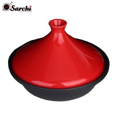 China Stocked Wholesale Tagine Pot Cast Iron Marroquino Tagine Panelas for sale