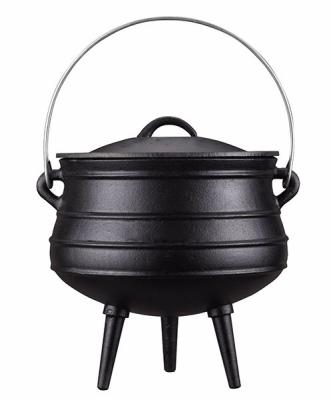 China South African Cast Iron Pot / PotJie Sustainable With Lid for sale