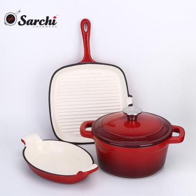 China Wholesale Sustainable Cast Iron Cookware Enamels for sale