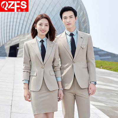 China QUICK DRY with the same high-end professional men's and women's suit temperament Autumn Manager President Light Luxury evening casual suit for sale