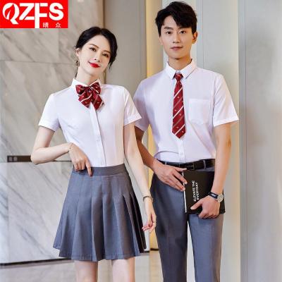 China Anti-pilling adult men's shirts shirt dress breathable Korean stand blouse instant sale for sale