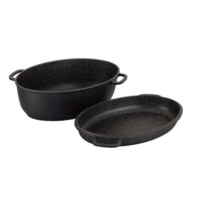 China Viable factory kitchen aluminum alloy cookware set direct non-stick cashews for sale