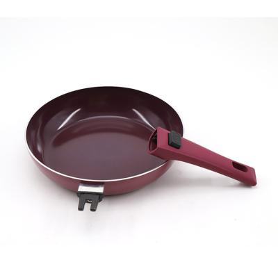 China Sustainable Wholesale Restaurant Kitchen Cooking Aluminum Nonstick Wok With Silicon Lid for sale