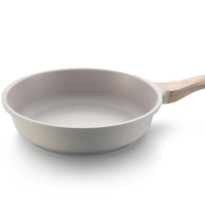 China Frying pan frying pan non stick cream viable aluminum pans for sale