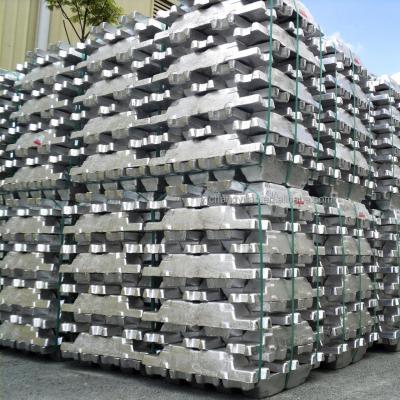 China Steel industry metallurgy cheap price aluminum ingots a7 ingot aluminum for sale