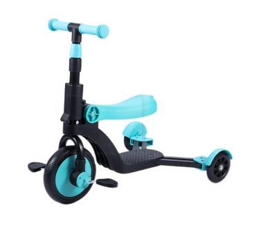 China Child 2021 years old multifunctional children's scooter tricycle folding children's slide three-in-one yo-yo toy for sale