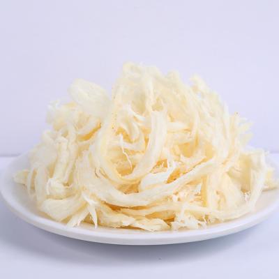 China Bulk Snack Nutritious Wholesale Dried Seafood Seasoned Delicious Milk Flavor Shredded Squid With Iron Plate for sale