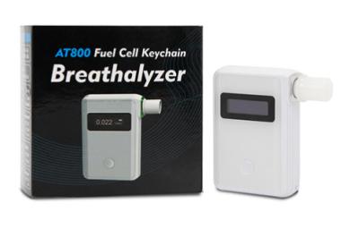 China CE RoHS 0.25mg/L 0.50g/L Keychain Alcohol Tester Breathalyzer Lightweight for sale