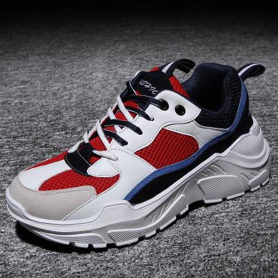 China Fashion Trend Fashion Spring Couple Soled Shoes Thick Mesh Casual Women Running Dad Shoes for sale