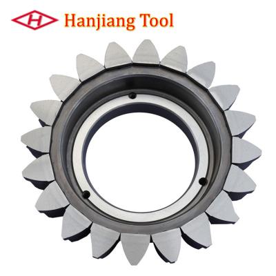 China Power Skiving Spiral Gear Carbide Scudding Tools Straight Or Helical Tooth Power Skiving Cutter for sale