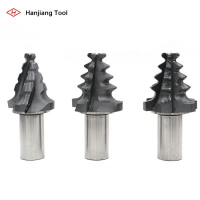 China Turbines Turbine Blade Root and Rotor HSS Spline and Carbide Christmas Tree Cutters Milling Cutter for sale