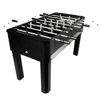 China Black Funny Mini Kids MDF Sports Soccer Toy Professional Foosball Tables Soccer Football Table For Indoor for sale