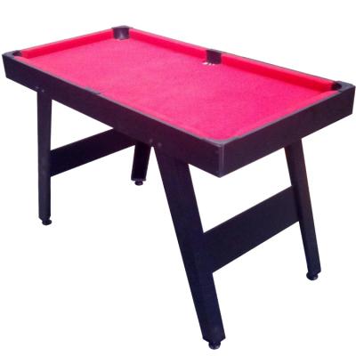 China Mini Net Foldable Snooker Pool Table With MDF for sale