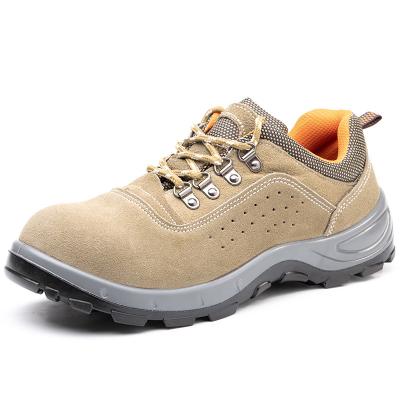 China Metal Toe Genuine Leather Safety Shoes Sports For Men Work Sole PU / PU Cheap Price for sale