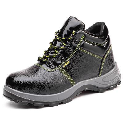 China Metal Toe Light Carrier Brand Genuine Leather Construction Safety Shoes Boots For Men Work Cheap Price for sale