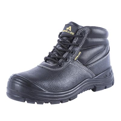 China Steel Toe Achilles Brand Action Leather Steel Toe And Steel Plate Safety Shoes CE S3 SRC Certificate for sale