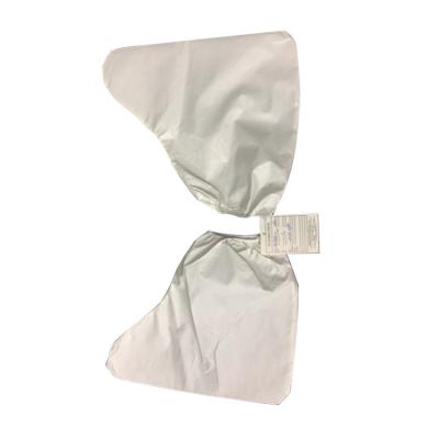 China Seams Not Taped 65 Gsm White Non Sterile Wholesale Non Woven Waterproof Shoe Cover Boots PP Disposable Pe for sale