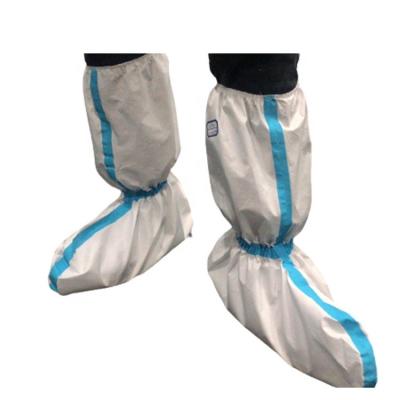 China Seams Taped Medical Shoe Covers Non Skid One Size Boot Covers Medical Shoe High Disposable Medical GB15979-2002 for sale