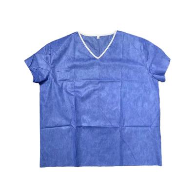 China 2-in-1 Sets Wholesale Disposable SMS Hospital Medical Uniforms Scrubs Sets Nursing Clothing Non Sterile for sale