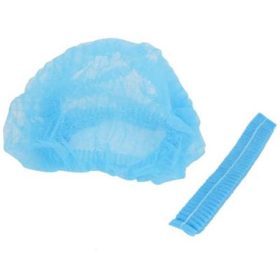 China Not sterile; Disposable Lightweight Polypropylene Clip Dustproof Non Woven Head Cap for sale