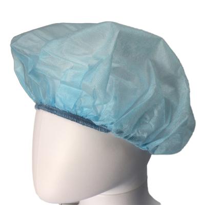 China Disposable Hot Selling Disposable Buffy Medical Isolation Hats Cheap Hot Sale Visitors Hats Surgical Cap pp for sale