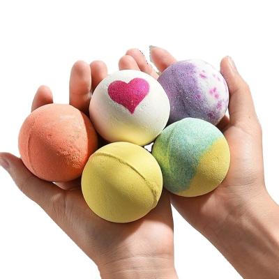 China Bath Fizzer Smoothly Private Label Unique Colored Ball Mini Bulk Package Bath Fizzies Eco-Friendly Bath Bombs Set for sale