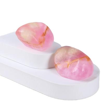 China Wholesale Cheap Wash Basic Cleaning Home Made Beauty Colored Natural Handmade Soap Stone Shaped Gemstone Rock Crystal Soaps for sale